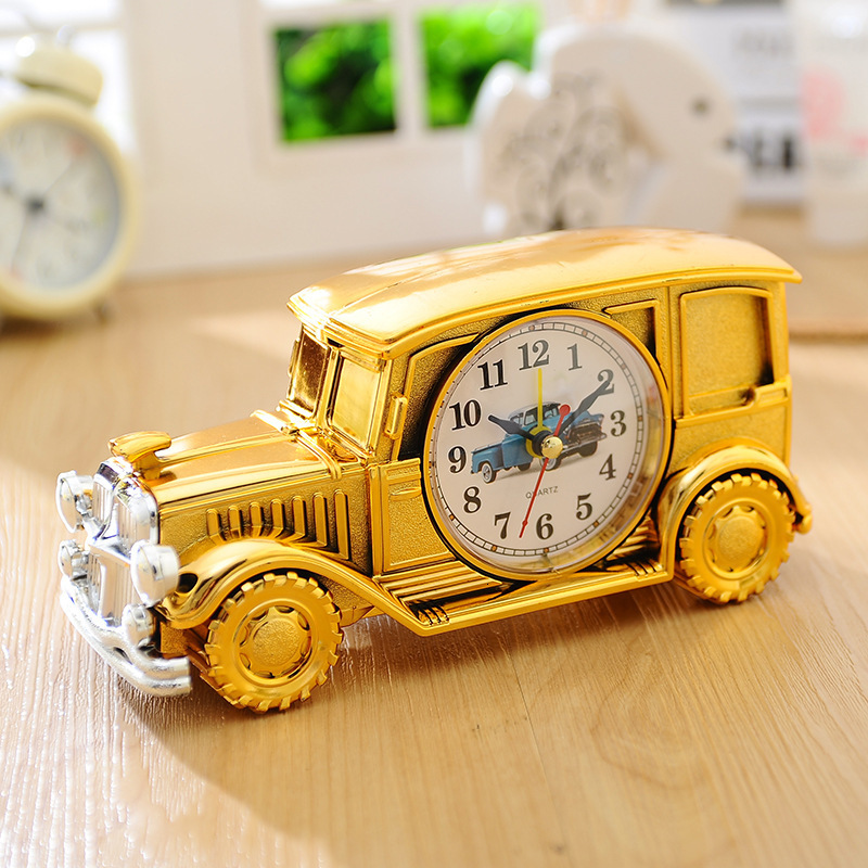 

j1011-6 ch555 seri six classic car alarm clocks student dkdigital pointer plastic dk clock