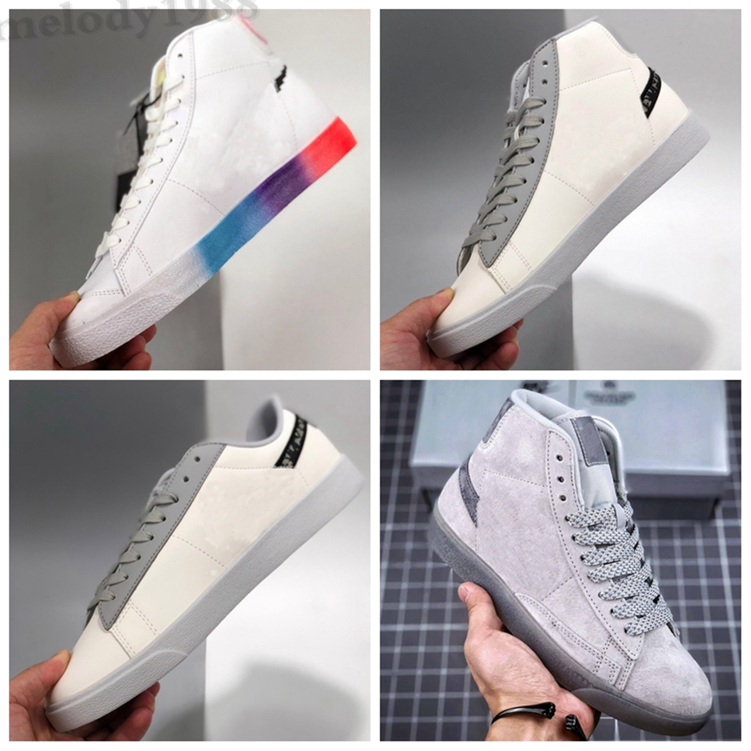 

2021 Mid 2.0 Sneakers Mens Shoes Spooky Grim Reepers Hallows Eve Black Skateboard Women Sport Trainers SD08, Standard size