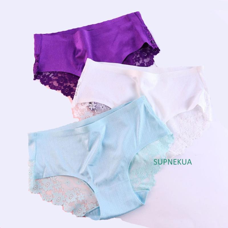 

Panties 3pcs/lot Girls Underwear Lace Sexy Linger Briefs Teen Transparent Kids Girl Solid Color Nightwear, 3pcs random color