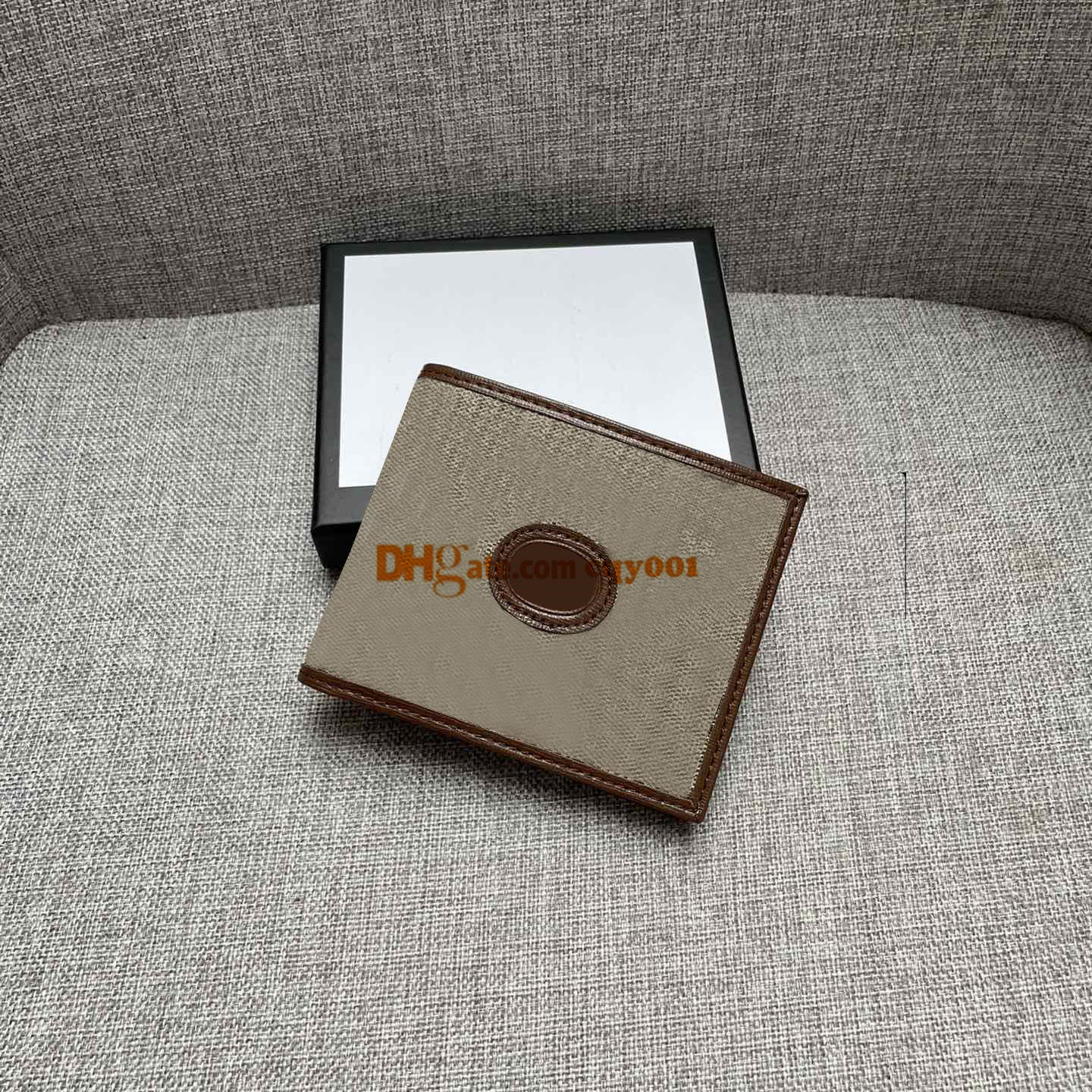 

671652 NEW high quality women purses bi-fold wallet leather zipper bag female luxury designer card holder fashion personality trend short classic with box