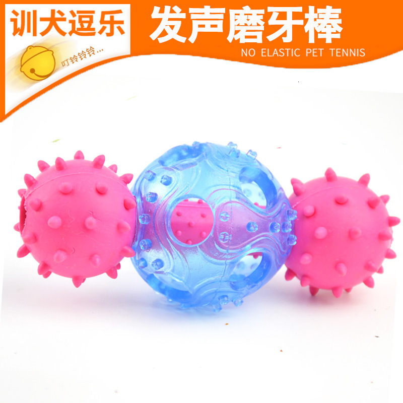

Tpr Ball Hollowed Food Out Pole Bell Molar Teeth Toy Pet Supplies Dog Toys