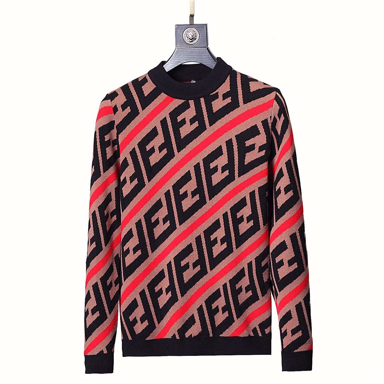 

Mens Cotton Sweaters Long Sleves Ladies Knitwear designer Knits Letters Embroidery grid Fashion Unisex Pullover Sweatshirt Men Tops Knit Clothing G-1, Customize