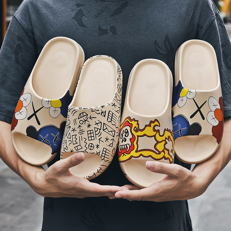 

2021 Sandals Unisex Slippers Slide Foam Runner Solid Color Designer Slipper