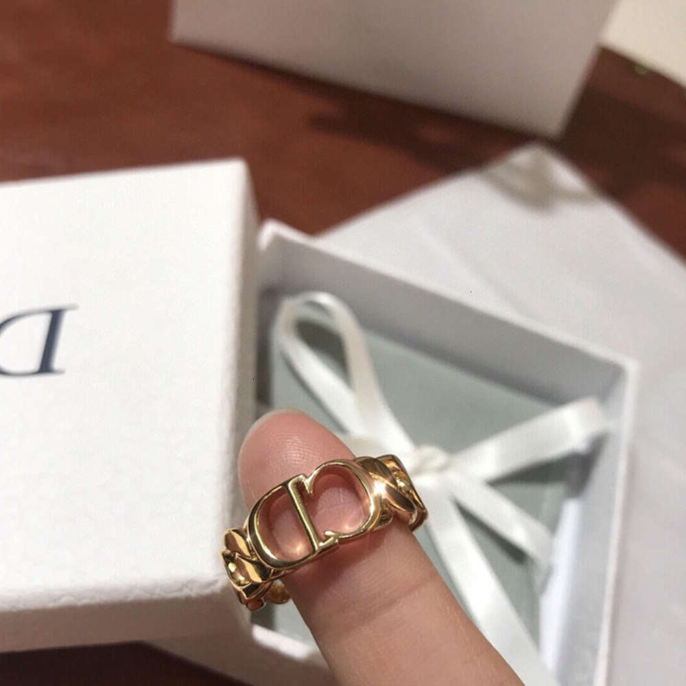 

2021 designers D family CD temperament classic net red same ring fashion personality high grade material, Silver