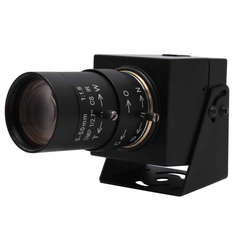 

Cameras 8MP 3264*2448 USB Webcam CCTV Security SONY IMX179 Varifocal CS Lens Industrial Machine Vision UVC Camera For PC Laptop