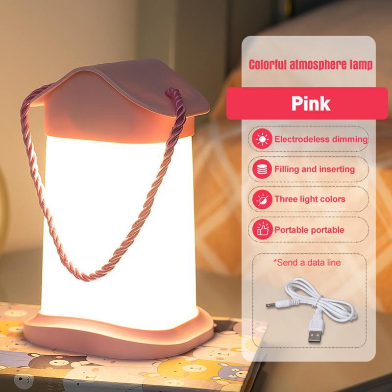 

Night Lights Lamp Charge Eye Protection Light Nursing Portable Atmosphere Adjustable Table Home Bedroom Accessories