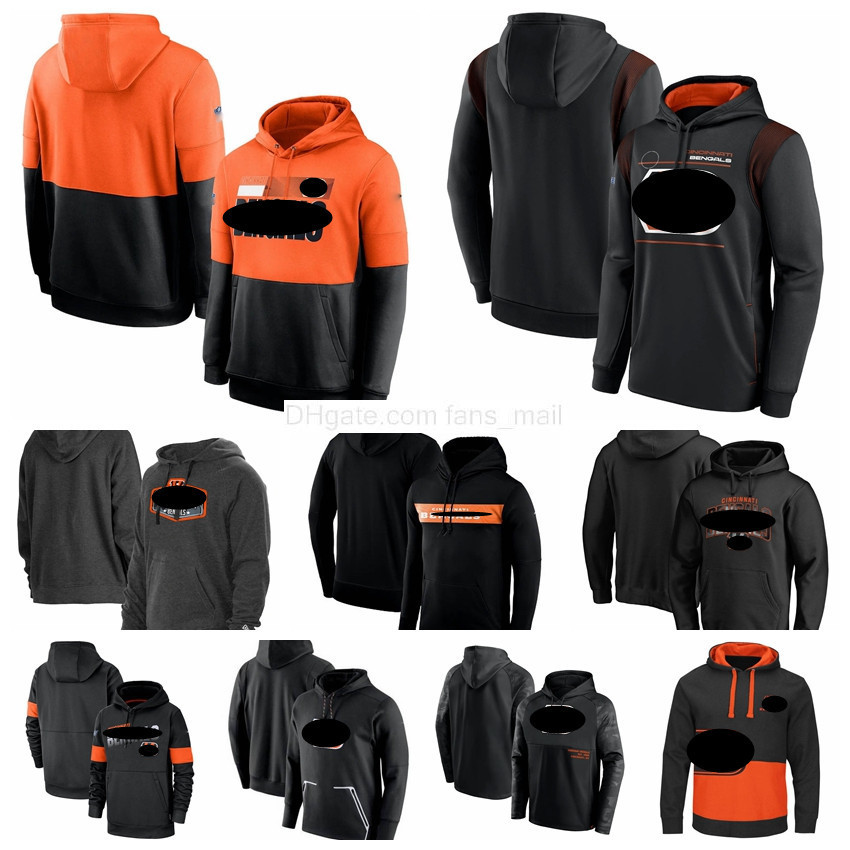 

Cincinnati Men Women Youth Bengal 2020 Salute to Service Sideline Therma Performance Pullover Football Hoodie, 13