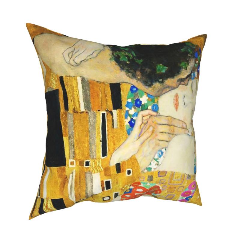 

Gustav Klimt The Kiss Pillowcover Home Decorative Cushion Cover Throw Pillow For Living Room Double-sided Printing Unique Cushion/Decorative