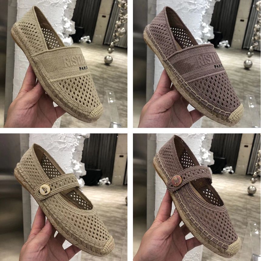 

2021 top luxury designer brand sandals women casual jacquard embroidery hollow fisherman shoes fashion classic retro breathable, Black