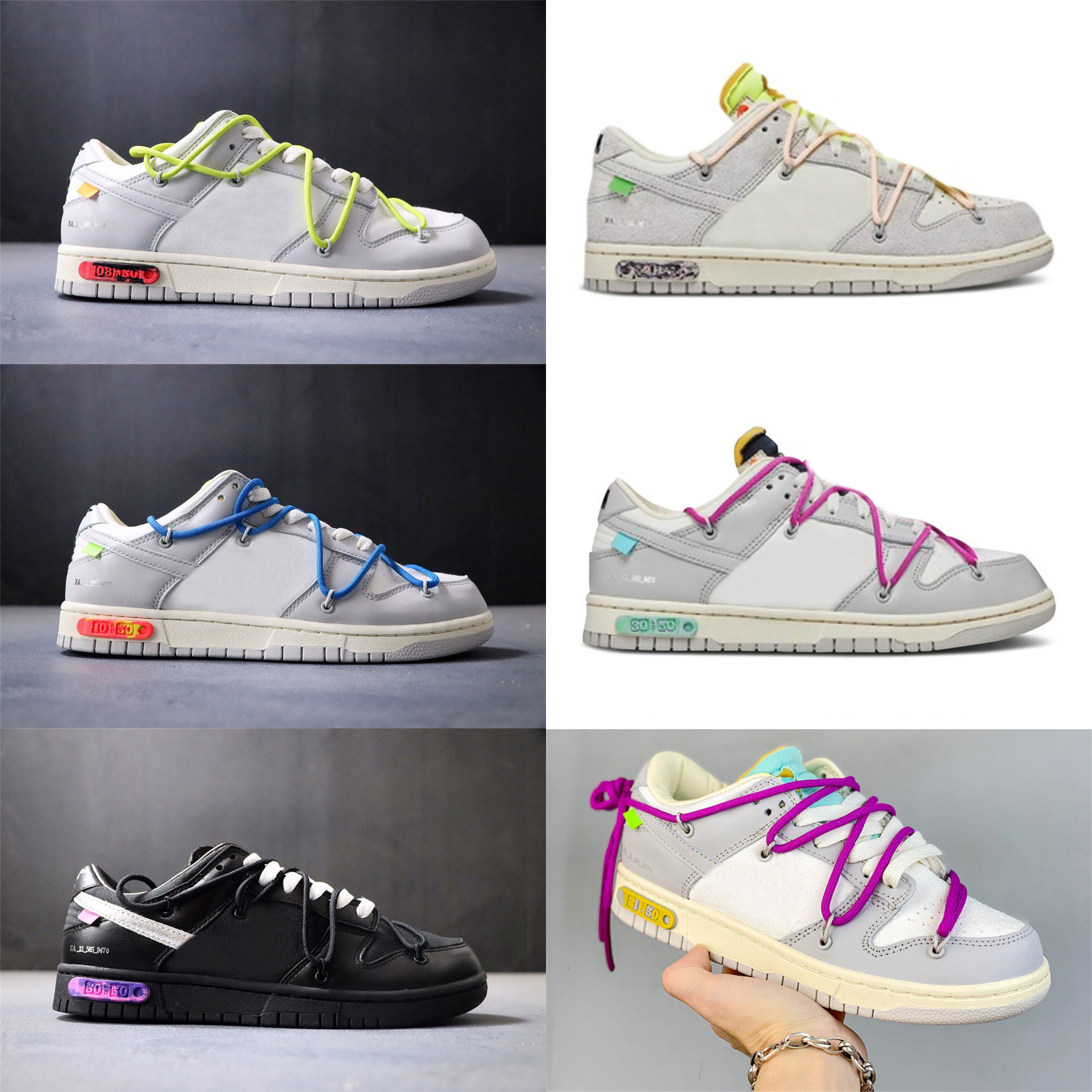 

2021 Release Off Authentic 1 Of 50 The 20 30 40 Low Shoes Men Women SB University Red Pine Green Outdoor Sports Sneakers Trainers With Original Box US5-13, Multi