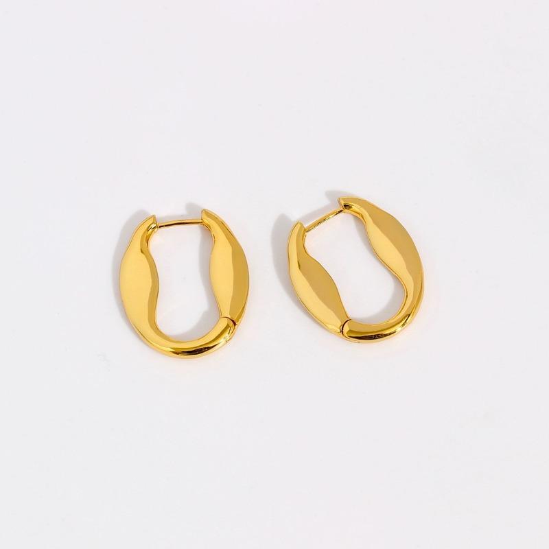 

Dangle & Chandelier European And American Geometric Hollow Out Atmosphere Simple Back Earrings In 21 Years