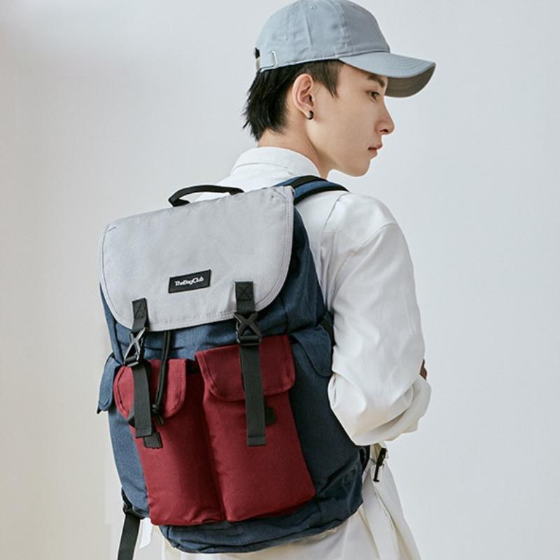 

Backpack Street Functional Hip Hop Male Cool College For Men Wind Oxford Large Bags Unisex Travel Laptop Bag