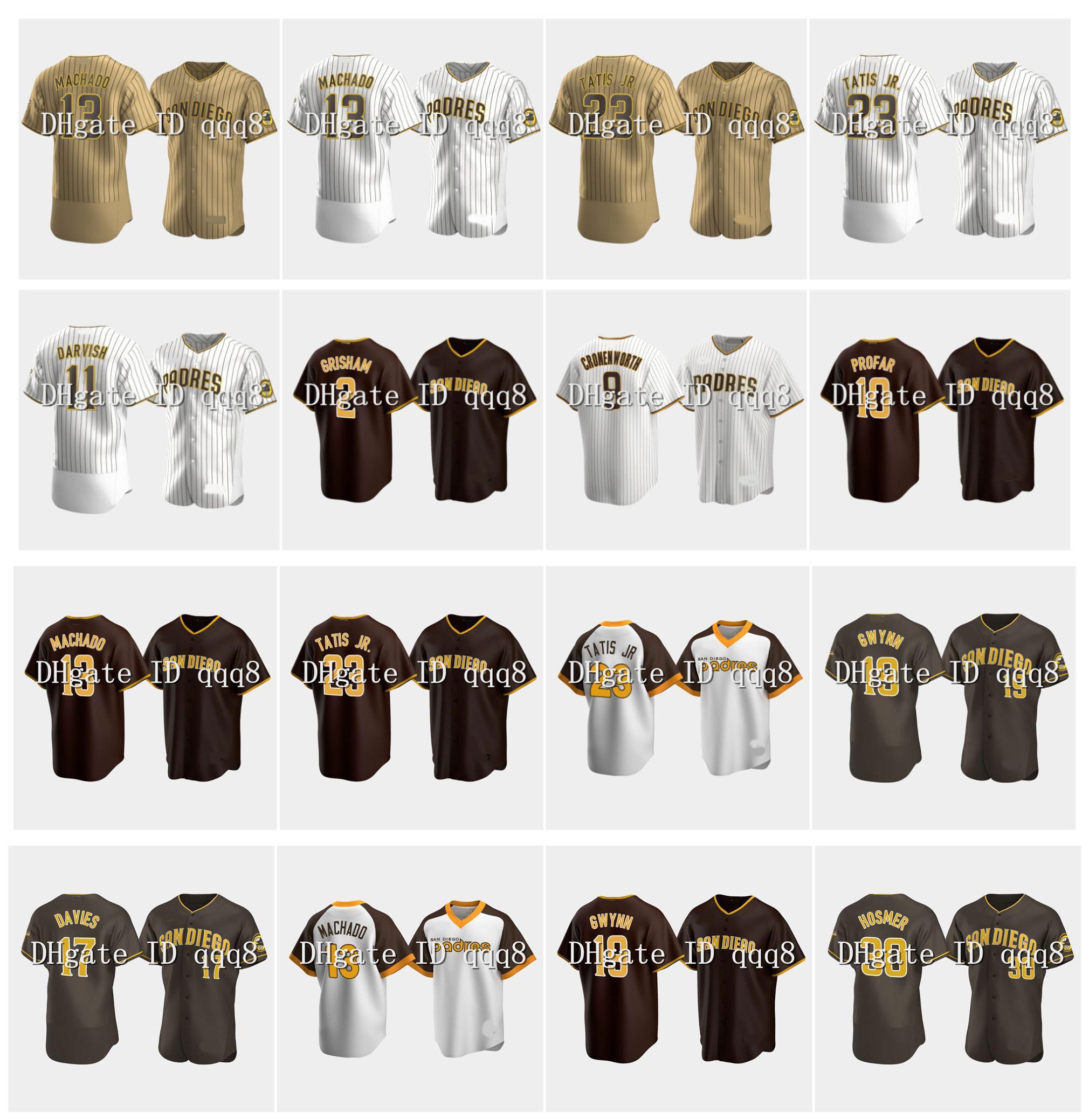 

Fernando Tatis Jr. Jersey Padre Manny Machado Tony Gwynn Myers Yu Darvish Blake Snell Jake Cronenworth Trent Grisham Wil Myers Joe Musgrove Ha-Seong Kim Pagan Baseball, Men