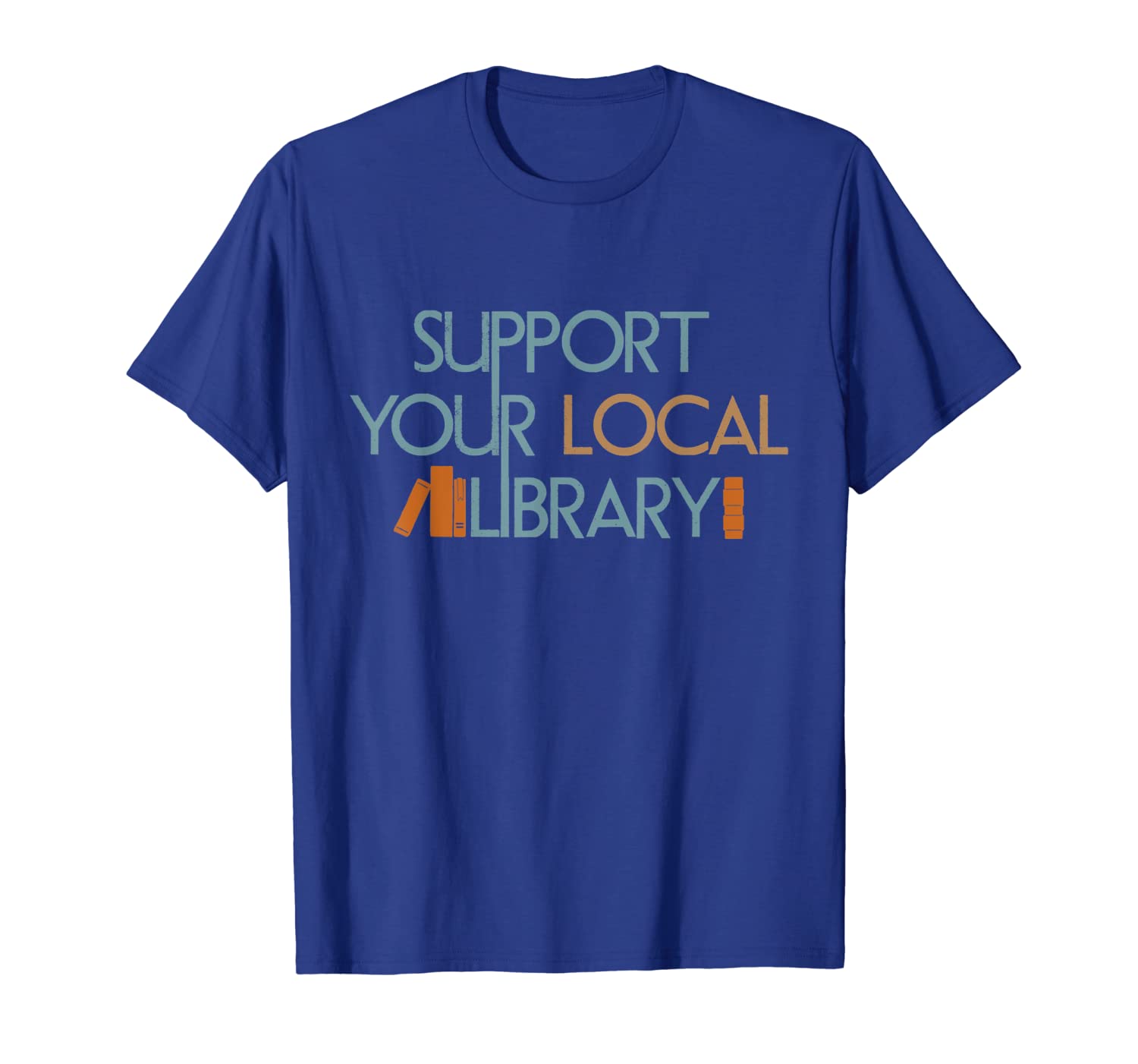 

support your local library t-shirt gift for book lovers read, White;black