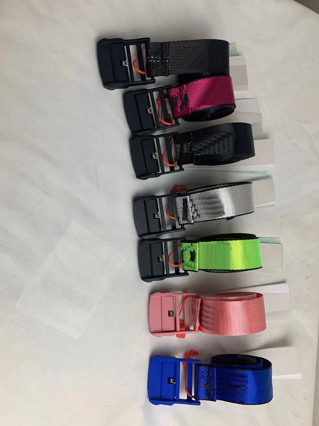 

17ss new fashionable high quality canvas white belt men leisure golden yellow belt well-made Canvas men women belts 130cm 150cm 200cm