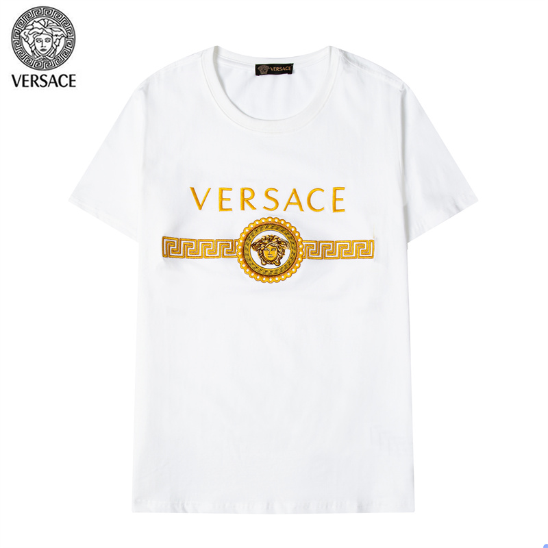 

4Summer Men Women Short Sleeve T shirts Outlet Casual Tee High Quanlity T-shirt Loose Tees Size S-3XL, Black