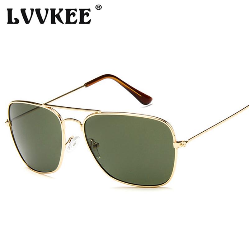 

Fashion Caravan Pilot Style Sunglasses Classic Vintage Men/Women Square Metal Frame Driving Glasses For Female