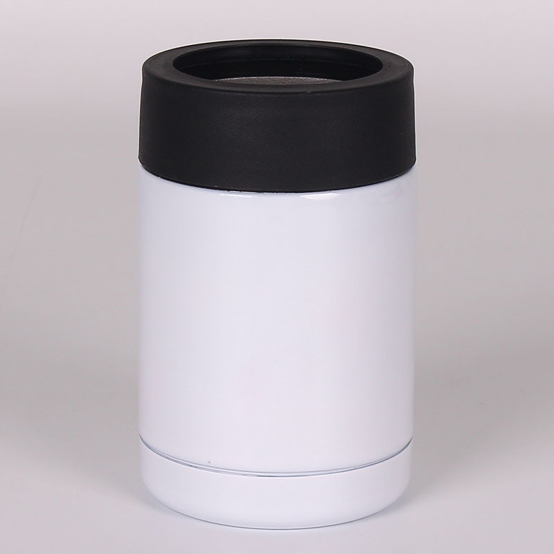 

12oz Sublimation Short Cans Cooler Stainless Steel Tumbler Insulator double wall vacuum Beer Holder for standard 330ml regular cola can keep