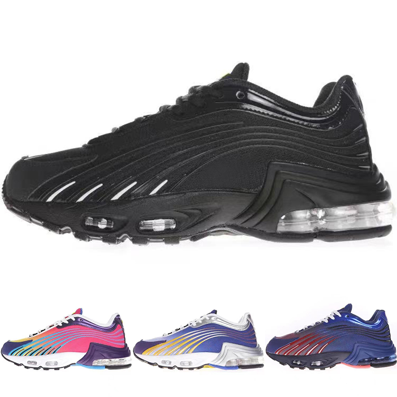 

TN Plus II 2 Mens Running Shoes Ultra Cushion Triple Black Smoke Grey White TN3S Outdoor Walking Jogging Sports Women Sneakers CQ7754-001
