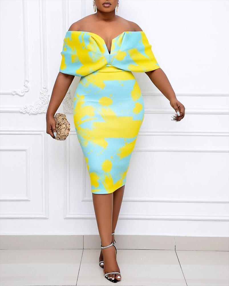 

bodycon v neck women dress off shoulder party clubwear package hip evening night date out summer robes, Black;gray