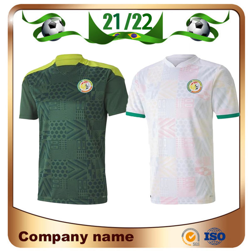 

21/22 Player version Senegal soccer jersey 2021 Home #10 MANE #3 KOULIBALY national team Shirt Away Football uniforms, Away player version