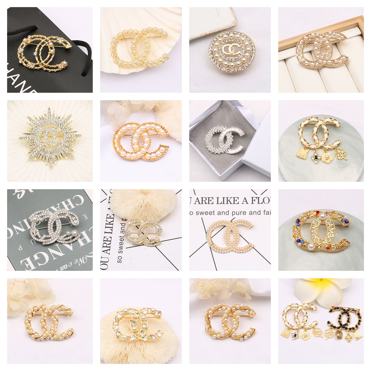 

Luxury Brand Designer Letter Pins Brooches Sweet Women Gold Silver Crysatl Pearl Rhinestone Cape Buckle Brooch Suit Pin Wedding Party Jewerlry Accessories Gifts