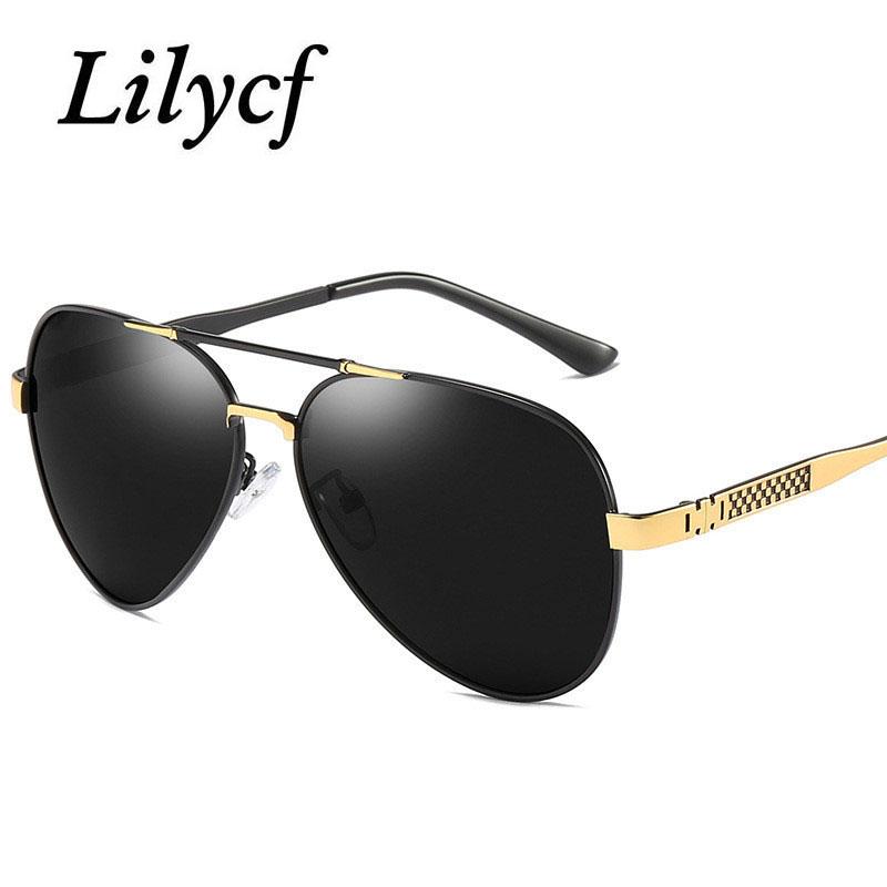 

Sunglasses 2021Polarized Men's Driving Anti-ultraviolet Retro Big Frame Glasses High Quality Metal TAC Fashion Eyewear UV400