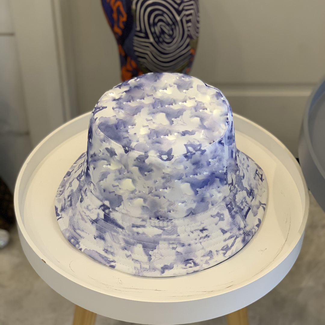

Designers Bucket Hat Luxury Designers Caps Womens Bucket Hats For Mens Luxurys Designers Bule White Cap Womens Casquette Bonnet 2105136Y, Blue;gray