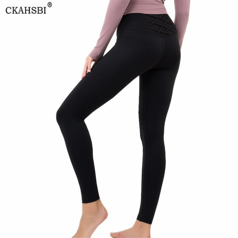 

Yoga Outfit CKAHSBI Push Up Leggings Sport Women Fitness High Elastic Waist Bandage Sweatpants Ankle-Length Ladies Workout Gym Pants