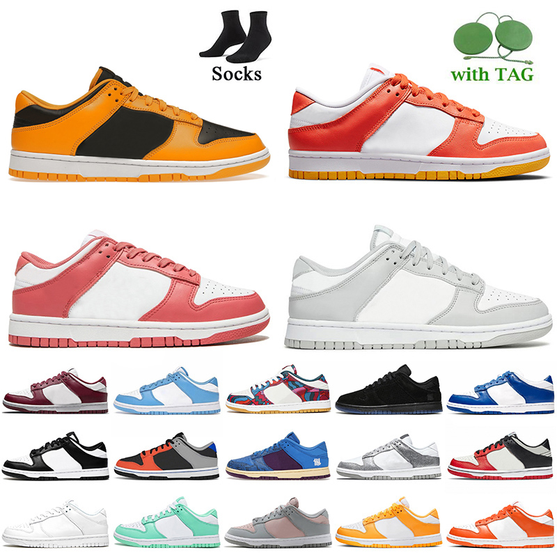 

SB Skateboard Low Running Shoes Golden Orange Archeo Pink Grey Fog Women Mens Designer Sneakers Black White UNC Coast OG Trainers Mummy Goldenrod 75th Anniversary, D5 red 36-45