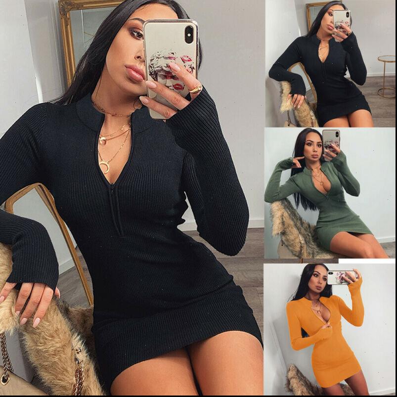 

summer womens dresses ladies knitted jumper dress casual slim bodycon sweater mini street, Black;gray