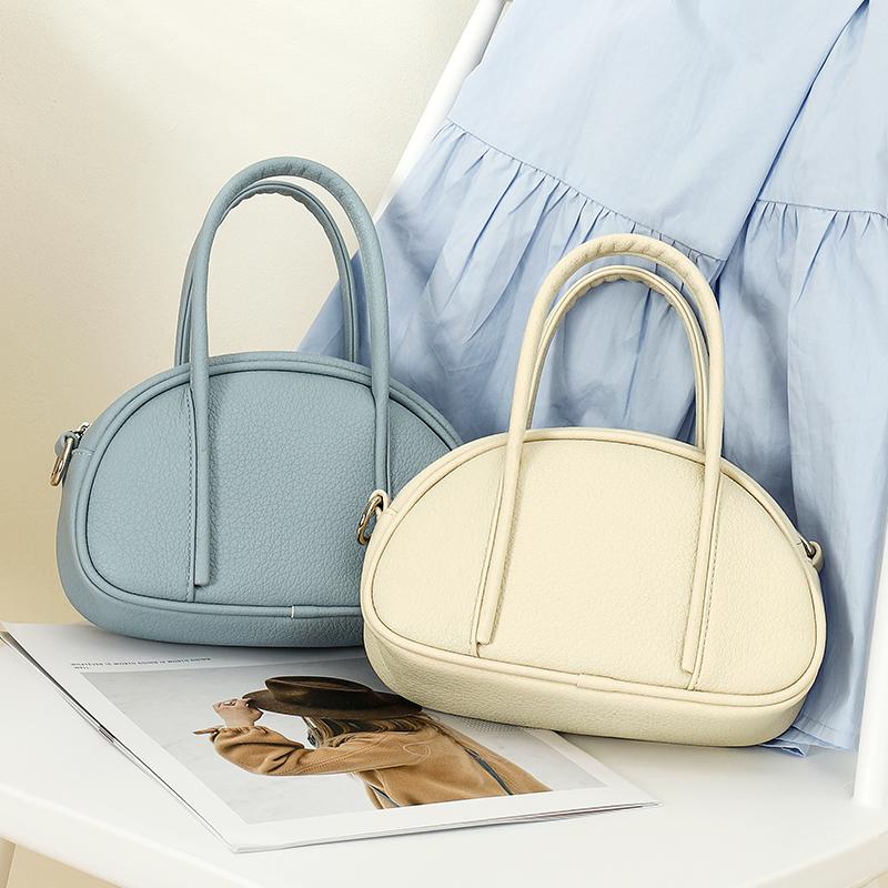 

Evening Bags 2021 Retro Texture Fashion Shell Bag One Shoulder Messenger Girl Small Sweet And Simple Handbag, Black