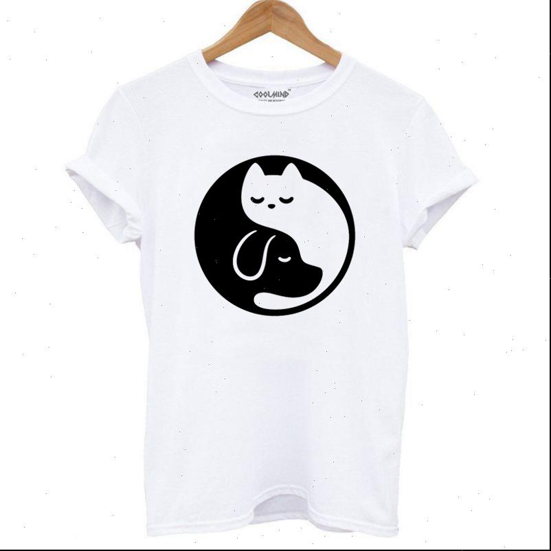 

summer women t shirt harajuku tee cat printing casual o neck fashion womens short sleeve, White
