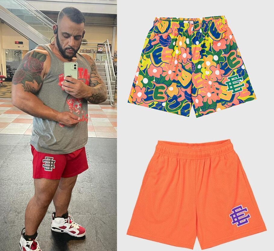

2021 Eric Emanuel EE Basic Short Men's Women's fitness shorts, mesh breathable beach pants, sports series basketball pants new York, 18