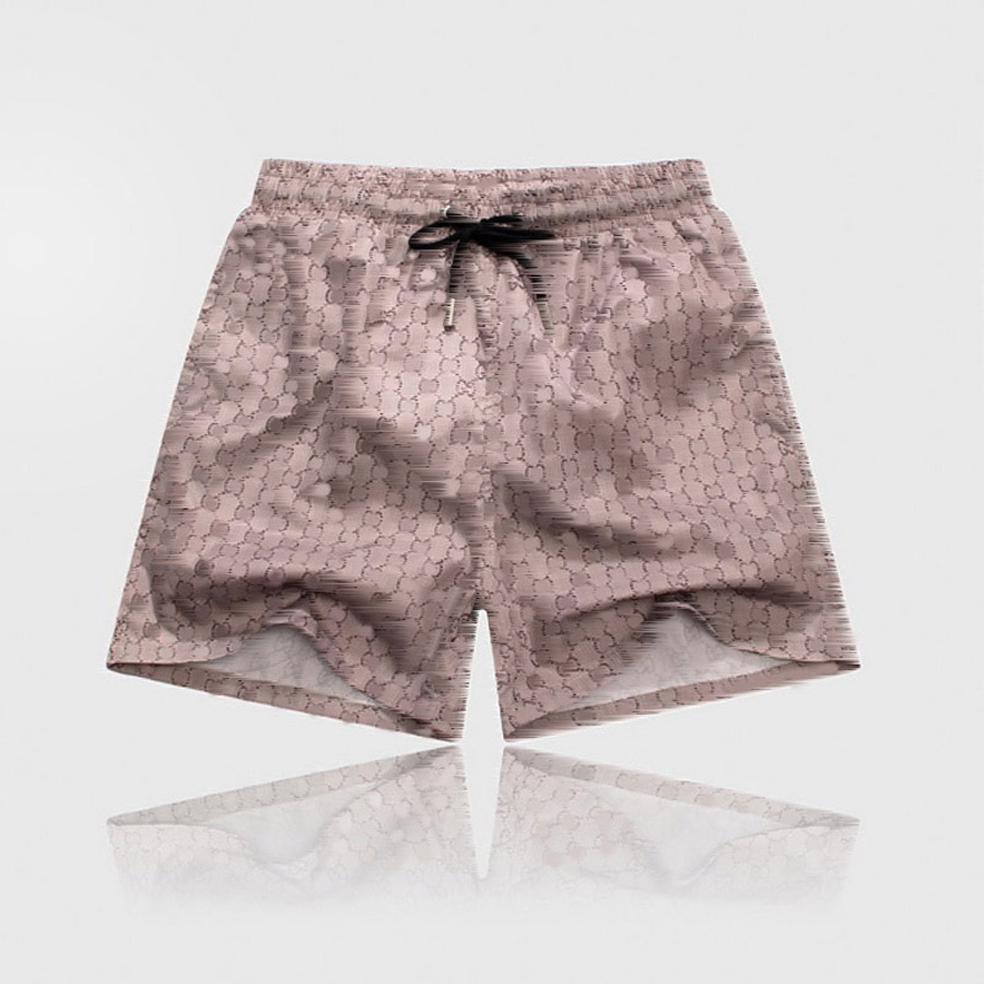 

2021 Summer Man Shorts with Geometric Letter Fashion Casual Shorts Elastic Waist Short Pants for Mens Sports Cothings Optional, White;black