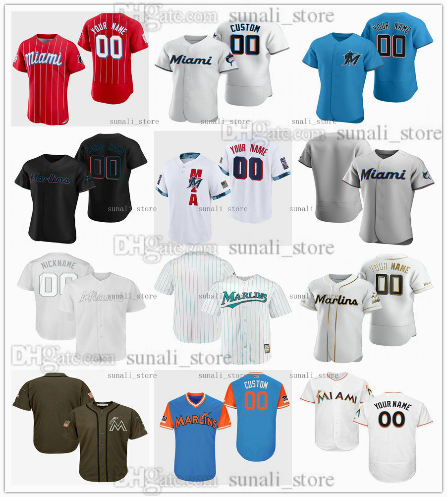 

Stitched Baseball Jerseys 35 Richard Bleier 26 Garrett Cooper 15 Brian Anderson 41 David Hess 48 Steven Okert 56 Zach Pop 74 Thompson 3 Monte Harrison 39 John Curtiss, Men white