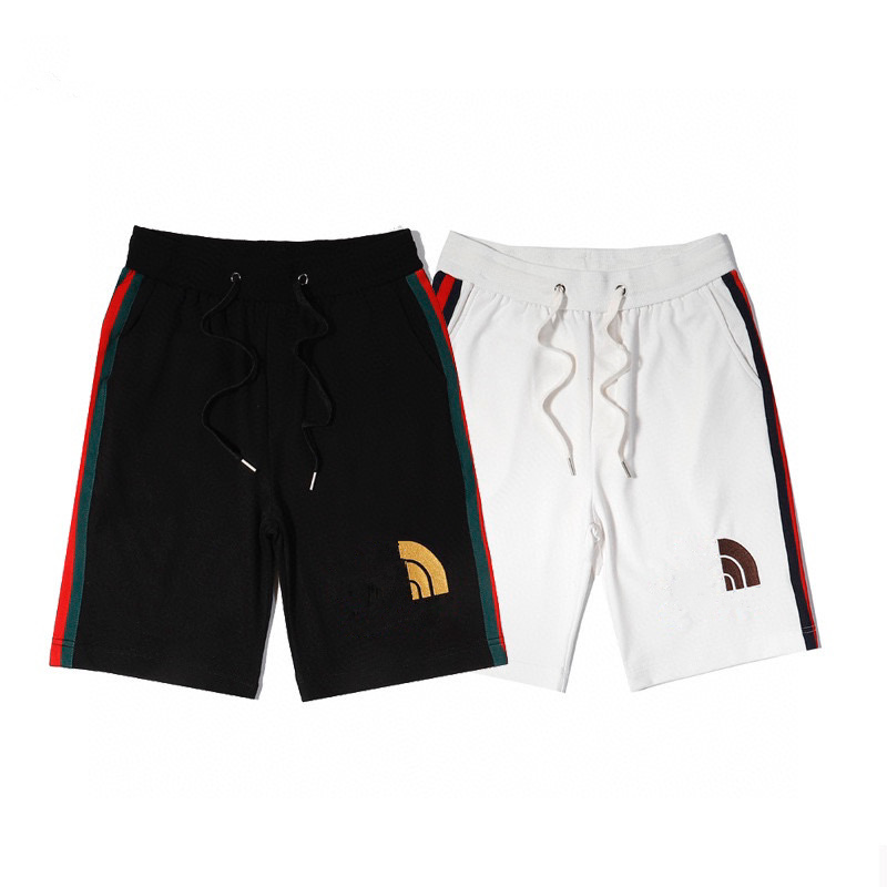 

Designer Mens Fashion Shorts Retro White Plus Size Pants Contrast Color Ribbon Striped Casual Short Couples Same Style, Customize