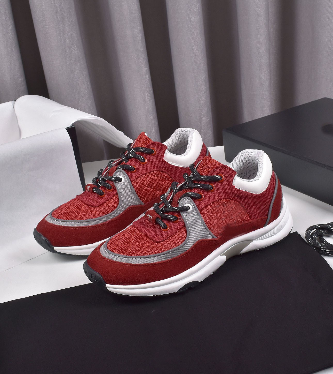 

Fabric Suede Calfskin SNEAKERS 2021 Designer luxury Shoes men women casual nylon Reflective sneakers velvet 01, Color 3