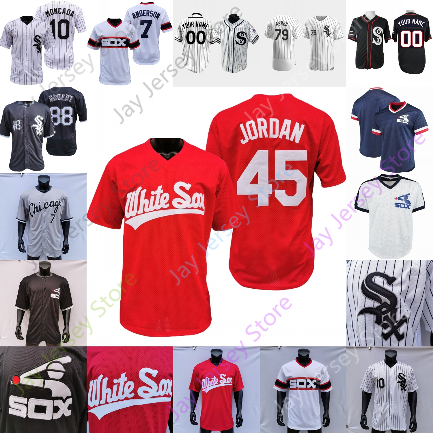 

Baseball Jersey Evan Marshall Aaron Bummer Tony La Russa Leury Garcia Adam Engel Eaton Zack Collins Grandal Mercedes Zavala Burger Mendick S, Blue;black