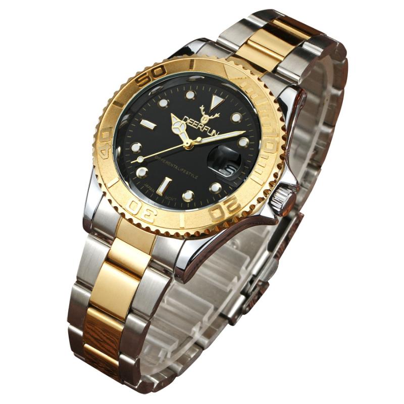

Wristwatches Men Watch Deerfun Brand Business Water Ghost Famous Fashion Calendar Luxury Male Waterproof Quartz Wristwatch Relogio Masculino