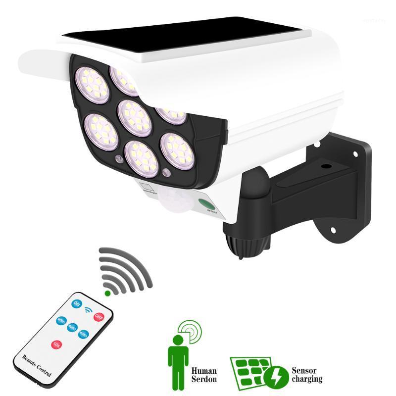 

Party Decoration LED Solar Powered Waterproof Outdoor Wall Light Motion Sensor Garden Park Lighting Courtyard Porch Fence W/Remote Control