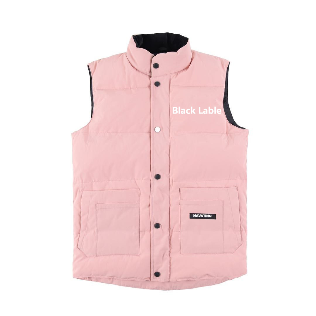 

2021 thick Mens Womens freestyle real feather down Winter Fashion vest bodywarmer Advanced Windstopper Waterproof Fabric, Beige
