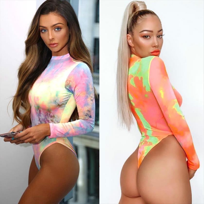 

fashion long sleeve turtleneck womens rompers dyeing bodysuits leotard spring fall stretch bodycon jumpsuits overall, Black;white