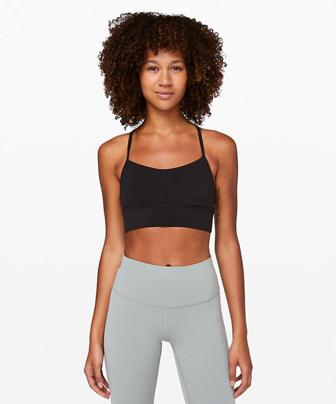 

2021 Women Flow Y Bra Nulu Long Line Online Only Y Sports Bras Black DT19110