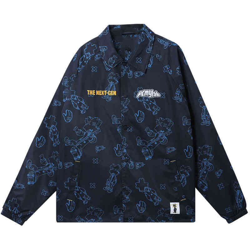 

Men's Jackets jaqueta masculina estampa de cacto hip hop unissex harajuku roupa fio solto tamanho fino corta-vento feminino super gran jaquetas 4MGF, 1# shoe box