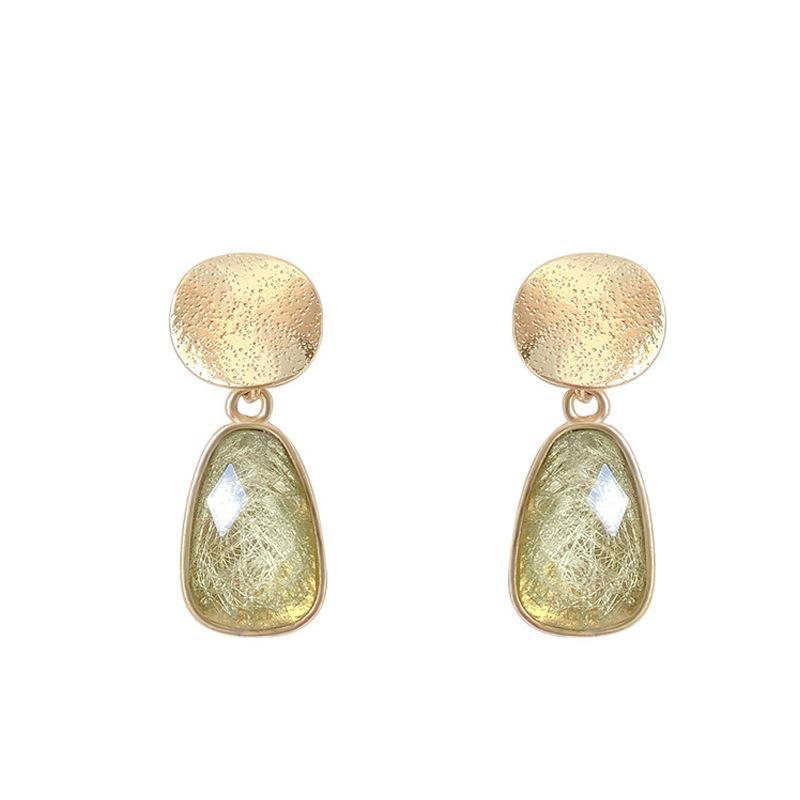 

Dangle & Chandelier 2021 Trendy Retro Temperament Drop-shaped Earrings Light Luxury High-class Sense Of Niche Design Fashionable Female