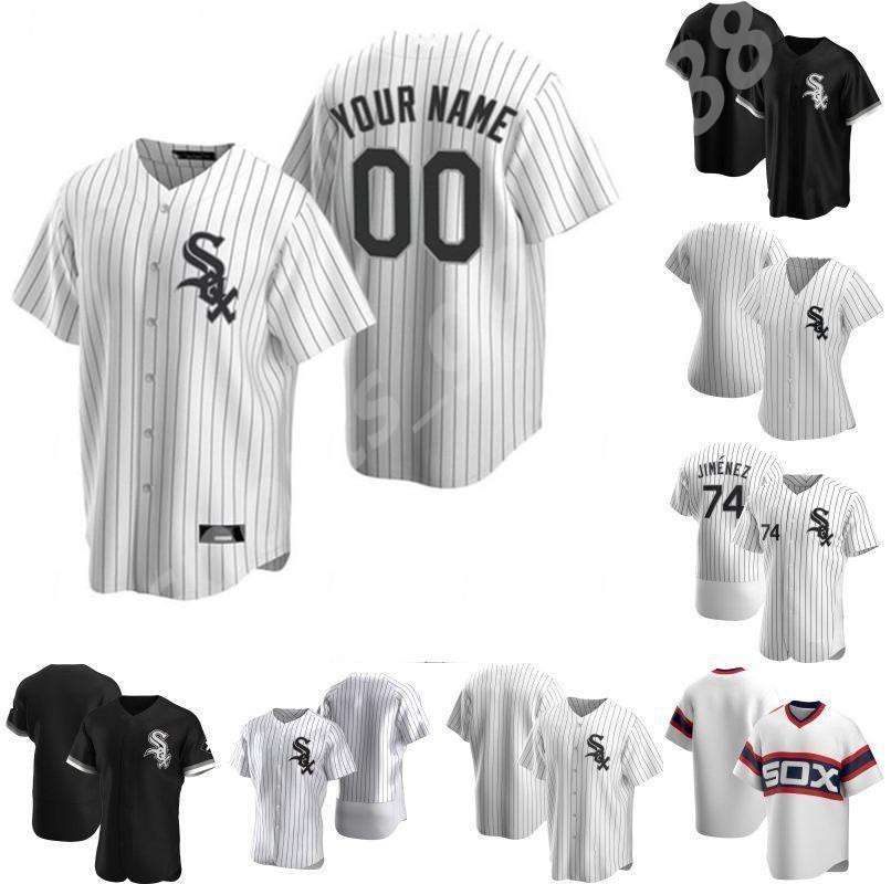 

Chicago Baseball Jersey White Sox Custom 74 Eloy Jimenez 45 Michael 7 Tim Anderson 8 Bo Jackson 10 Yoan Moncada Frank Thomas 21 Todd Frazier, Blue;black