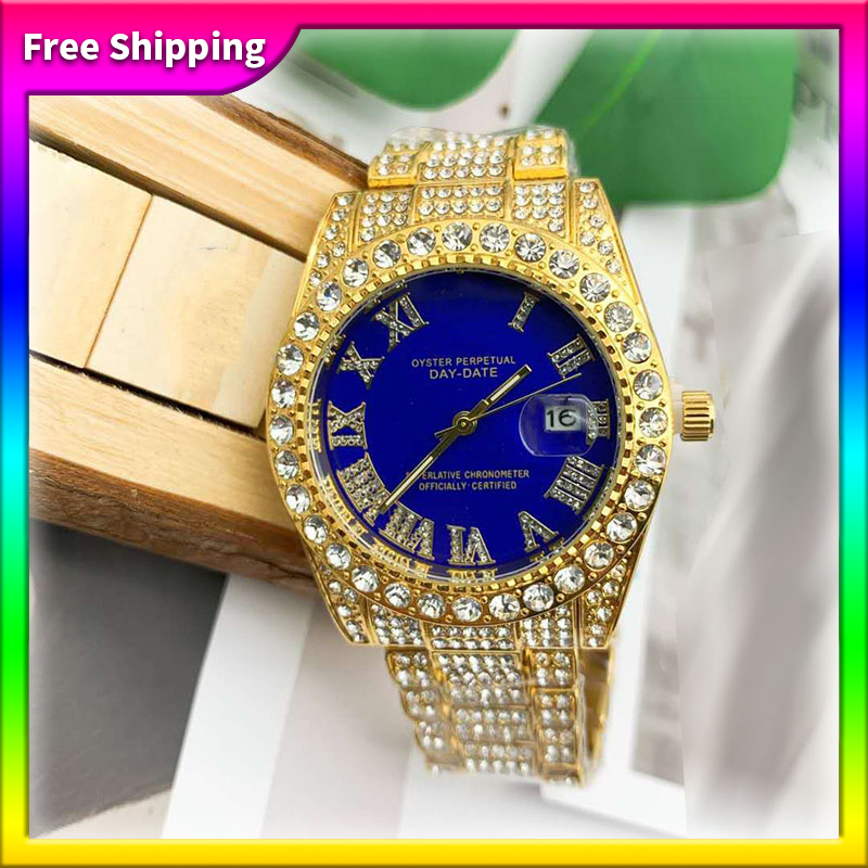 

Mens Watches 41mm Fashion Watch Stainless Steel Blue Black Ceramic Sapphire WristWatches Super montre dewatch