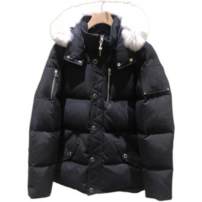 

Winter Down Jacket Mens Womens Puffer Moose Coat knuckles Jackets big fur Hooded Thick warm parka doudoune Homme Outdoor coats upscale fashion Clothings, Dust bag not sale