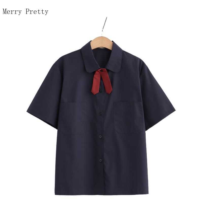 

Solid Tie Flowers Short Sleeve Casual Shirts Women Summer Single Breasted Cotton Blouse Sweet Style Ladeis Basic Cute Tops 210526, White